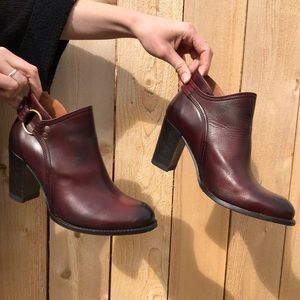 Two24 Ariat Serena Merlot Clasp High Heel Boots